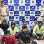 અંજારમાં ધાણી પાસાનો જુગા૨ રમતા દશ ઝડપાયા